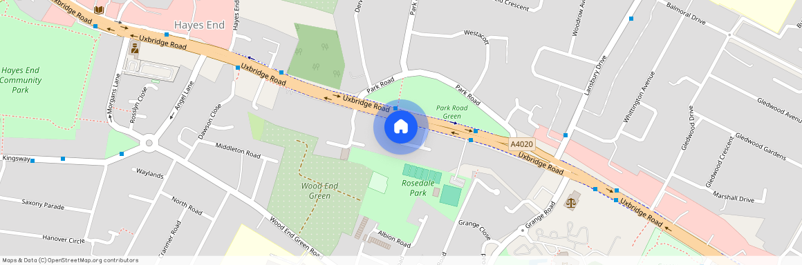 Uxbridge Road, Hayes, Middlesex, UB4