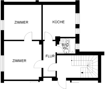 2-Zimmer Wohnung in Haspe-Kipper - Photo 2