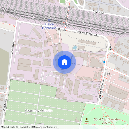 ul. Oskara Kolberga, Czarnów, Kielce, świętokrzyskie