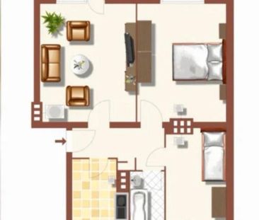Nachmieter gesucht 2,5-Zimmer-Wohnung in Mariendorf 12109 Berlin - Foto 1