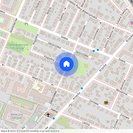 ul. Deszczowa, Krzyki, Krzyki, Wrocław, dolnośląskie