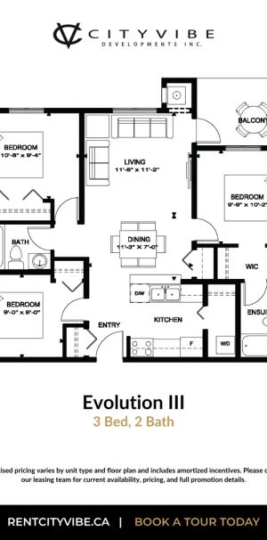 City Scape Plaza — 3 Bedroom - Photo 2