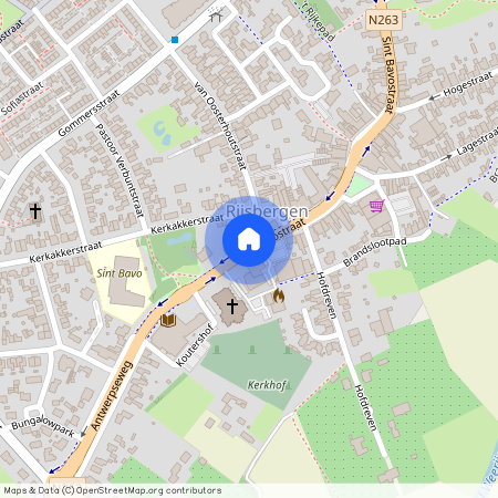 Sint Bavostraat, Rijsbergen, Nederland