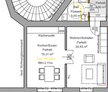 GENERALSANIERTE 1-Zimmerwohnung nähe Volksgarten (Top 7) - Foto 2