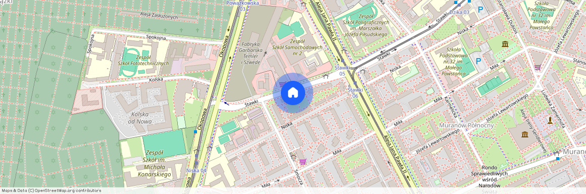 ul. Stawki, Nowolipki, Wola, Warszawa, mazowieckie