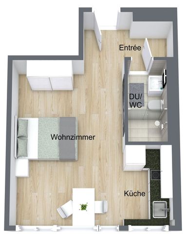 ZENTRAL-MÖBLIERT-MODERN - Photo 3