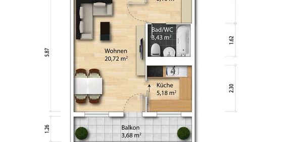 3-Zimmer Mietwohnung - Großzschachwitz - Photo 2