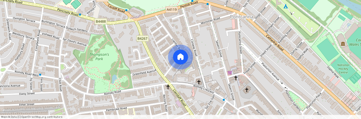 Llanfair Road, Pontcanna, Cardiff