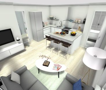 Moderne DG-2-R-Whg. mit Gartenmitbenutzung nach Komplettsanierung - Foto 1