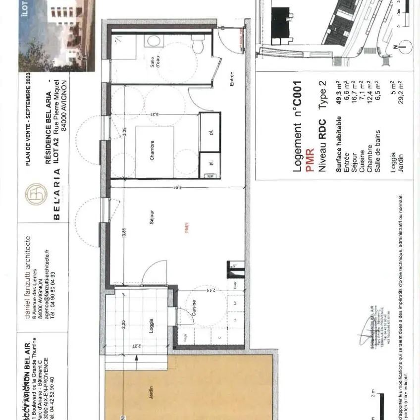 Appartement à louer 2 pièces 49.3m² - Photo 2