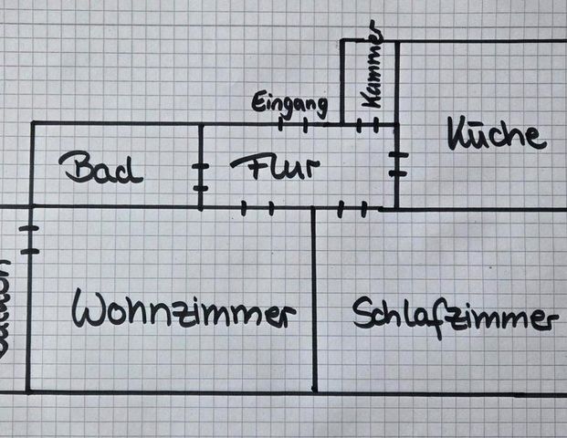 Tausche 2 Zimmer gegen 2,5 / 3 Zimmer - Foto 1
