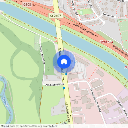 Schwabacher Strasse /Südstadt, 90763 Fürth