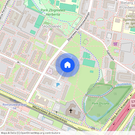 ul. Zbigniewa Romaszewskiego 8, Słodowiec, Bielany, Warszawa, mazowieckie