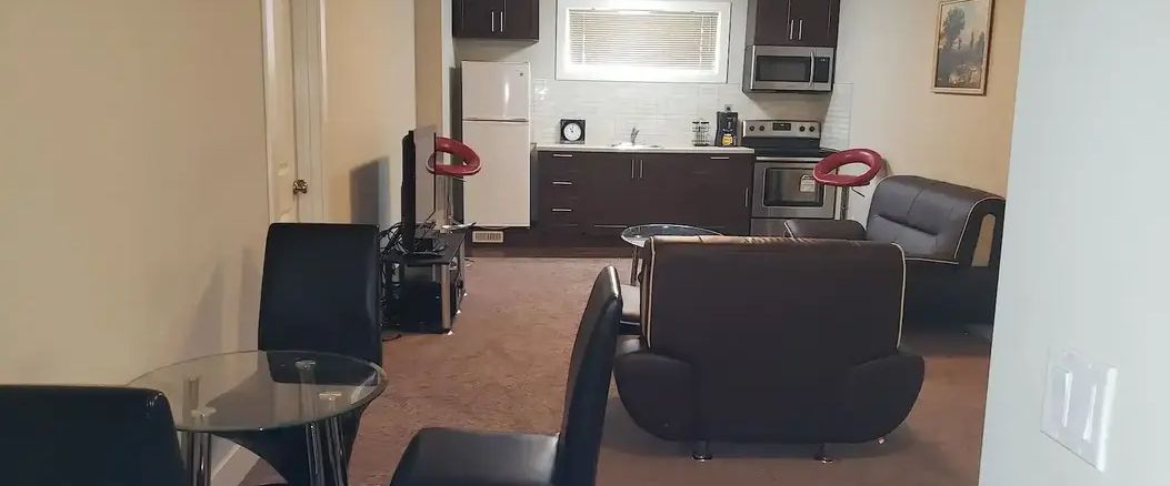 Excellent Furnished 2 Bedroom Legal Basement Suite in Evanston | 59 Evansdale Common Northwest, Calgary - Photo 1