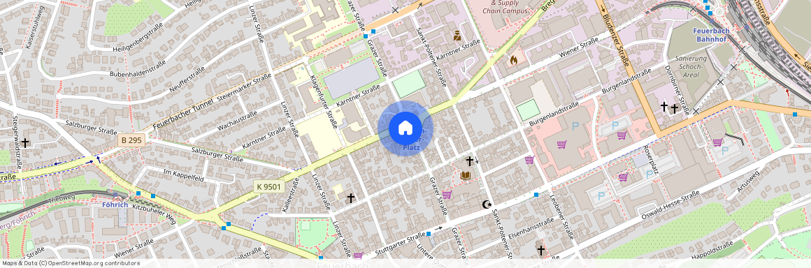 Wilhelm-Geiger-Platz, 70469 Stuttgart - Feuerbach