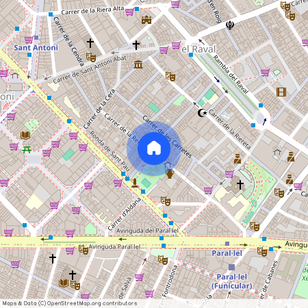 Carrer de la Reina Amàlia, Barcelona, Catalonia 08001