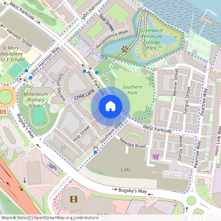 Greenwich Millennium Village, West Parkside, London