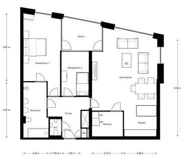 Appartement te huur: Piusplein 28-22 5038 WN Tilburg - Photo 1