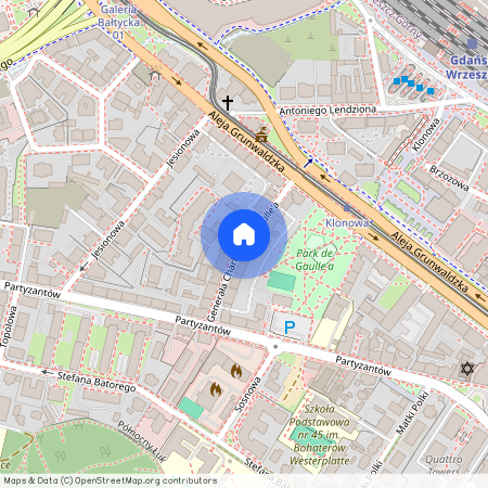 gen. de Gaulle'a, Wrzeszcz Górny, Gdańsk, pomorskie