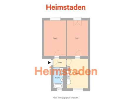 Pronájem bytu 2+1 48 m - Fotografie 4