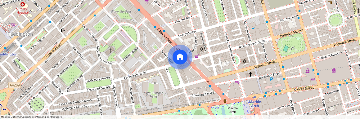 Connaught Street, Connaught Village, W2