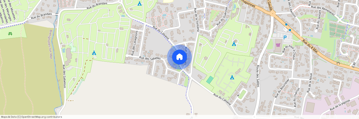 Rue du Calvaire, Brem-Sur-Mer