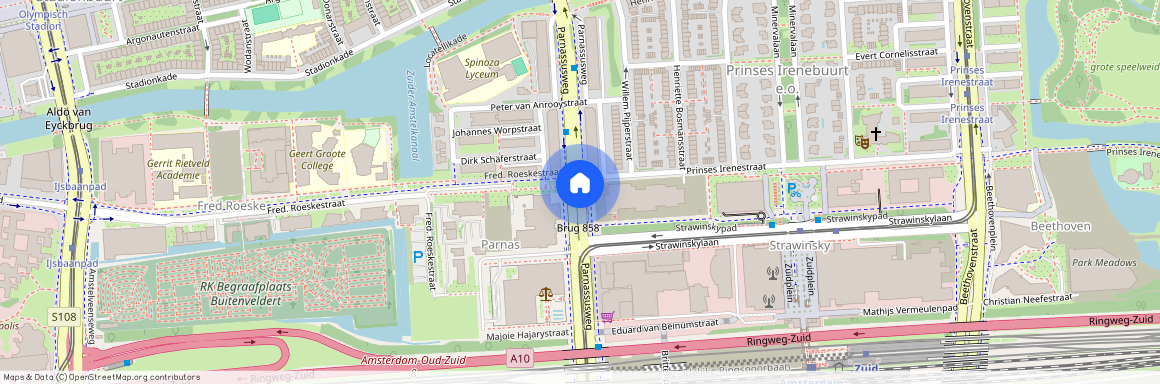 Apollobuurt, 1077 DD, Parnassusweg, Amsterdam