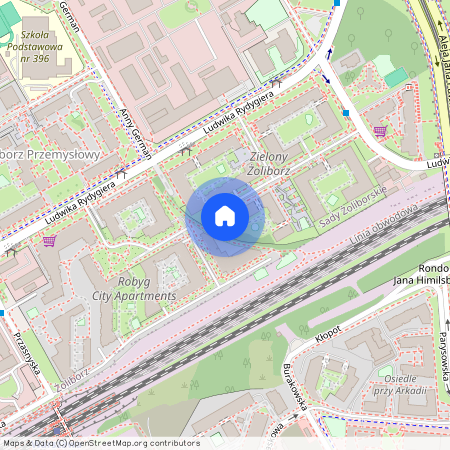 ul. Ludwika Rydygiera, Sady Żoliborskie, Żoliborz, Warszawa, mazowieckie