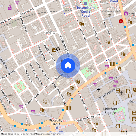 Brewer Street, Soho, W1F