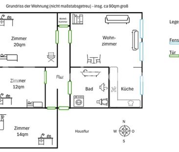 TAUSCHWOHNUNG 4 Zimmer Altbau-Wohnung in Wedding - Photo 6