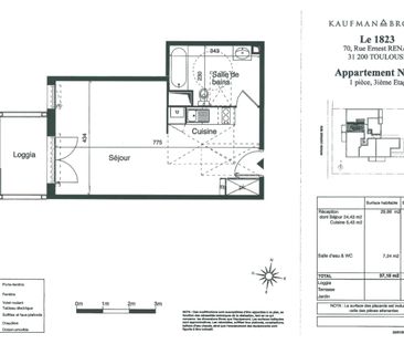Appartement 1 pièce - Photo 1
