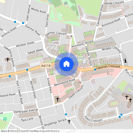 Uplands Crescent, Uplands, Swansea