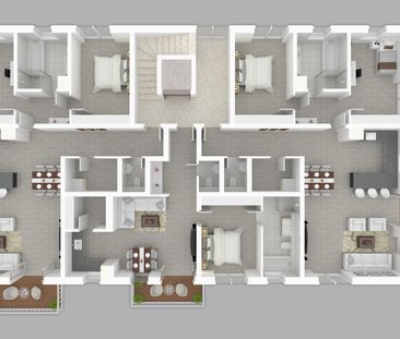 Exklusive Neubauwohnung zum Erstbezug KFW-55ee - barrierefrei - Fuß... - Photo 1