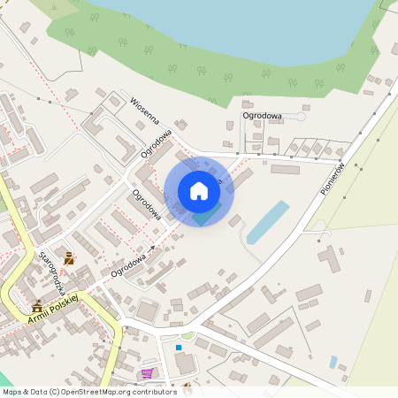 ul. Ogrodowa, Pełczyce, Pełczyce, choszczeński, zachodniopomorskie