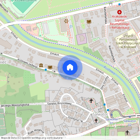 ul. Królowej Jadwigi, Zwierzyniec, Zwierzyniec, Kraków, małopolskie