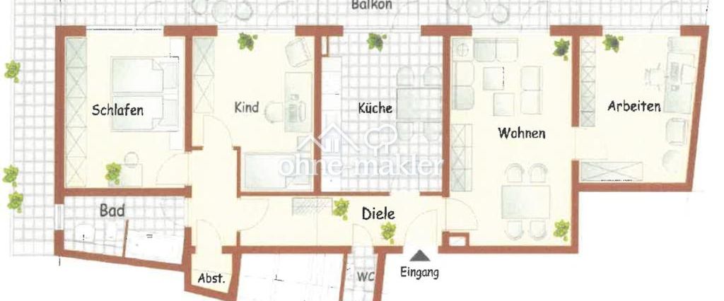 BILDER FOLGEN - Gehobene 4-Zimmer-Wohnung im 19. OG mit Balkon in Ludwigshafen-Friesenheim - Foto 1