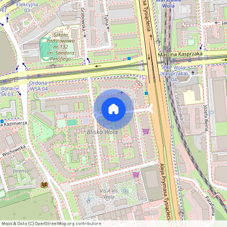 Warszawa, Wola, ul., Marcina, Kasprzaka