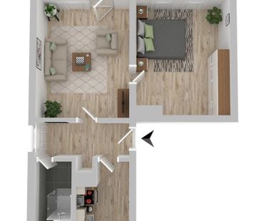 Nachmieter gesucht - 2-Raum-Wohnung in Pegau - Photo 3