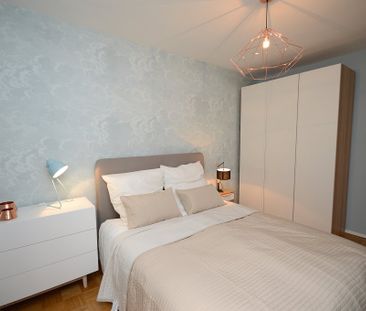 City-Residence: Elegant möblierte 3-Zi.-Wohnung mit Balkon nahe Grü... - Foto 1