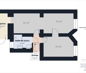 Location Appartement 2 pièces 36m² - Photo 6