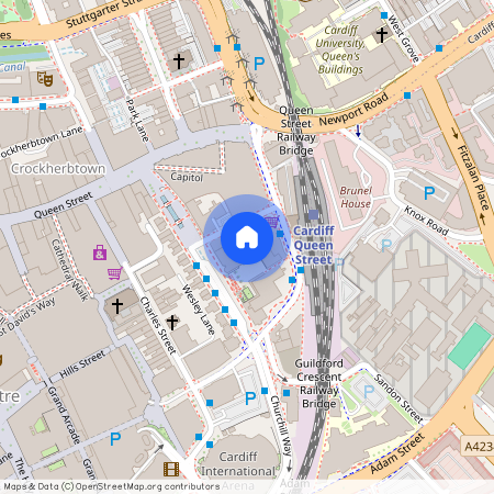 Churchill Way, Cardiff City Centre, Cardiff