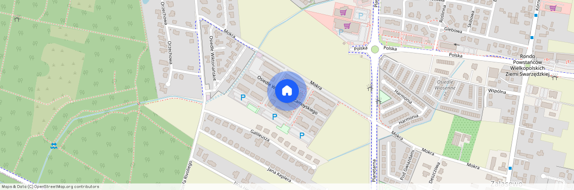 os. Osiedle Władysława Zamoyskiego, Zalasewo, Swarzędz, poznański, wielkopolskie