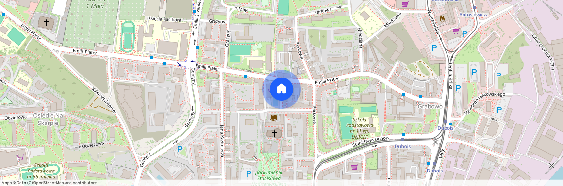 pl. Matki Teresy z Kalkuty, Drzetowo-Grabowo, Śródmieście, Szczecin, zachodniopomorskie