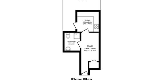 Studio Flat, St. James's Road, CR0 - Photo 2