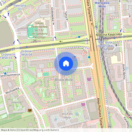 ul. Marcina Kasprzaka, Odolany, Wola, Warszawa, mazowieckie