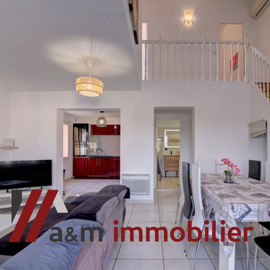 Maison T3 77 m² meublée, avec jardin privatif, piscine privative et une place de stationnement extérieure Châteauneuf-les-Martigues (13220) - Photo 1