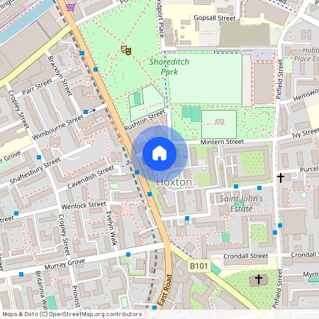 Mintern Street, Old Street Hoxton Shoreditch, London