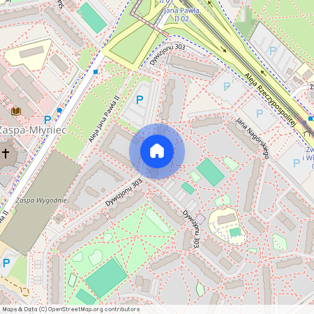 ul. Dywizjonu 303 303, Zaspa-Młyniec, Gdańsk, pomorskie