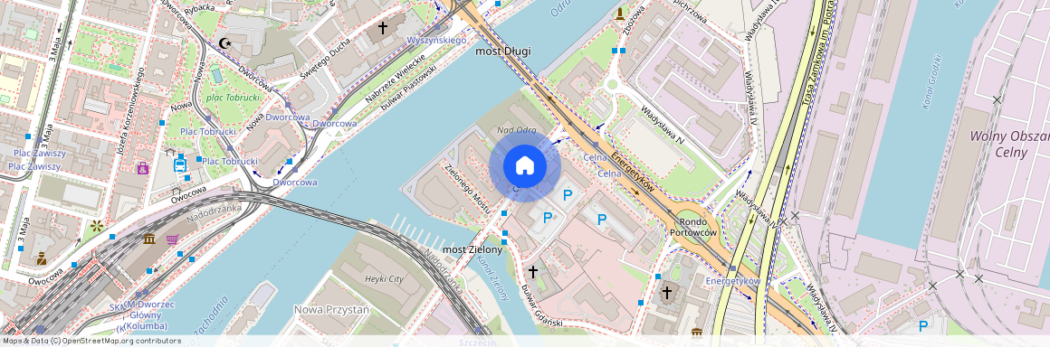 ul. Celna, Łasztownia, Śródmieście, Szczecin, zachodniopomorskie