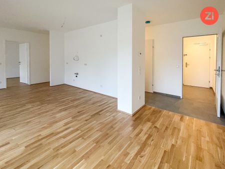 Geförderte 3-Zimmer-Wohnung mit Tiefgaragenparkplatz , Terrasse & Garten in Gallspach. Erstbezug! - Foto 3